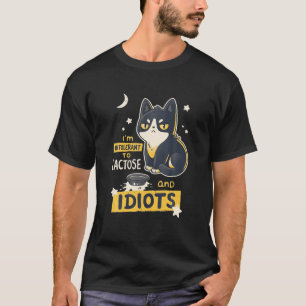 Camiseta Sou Intolerante À Lactose E Idiotas Engraçados C
