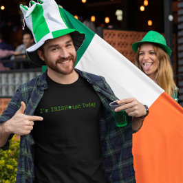 Camiseta Sou Irlandês-ish Hoje St Patrick's Day Minimalista