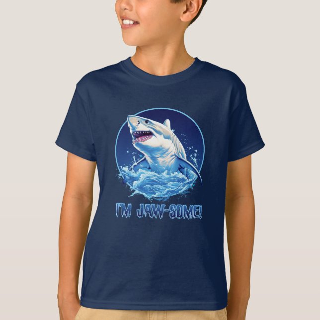 Camiseta Sou Jaw-some Shark T-Shirt (Frente)