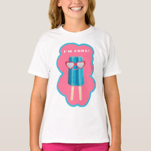 Camiseta Sou Legal Pop de gelo em óculos de sol