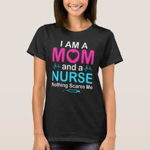 Camiseta Sou Mãe E Enfermeira Enfermando Mulheres-Mãe