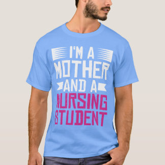 Camiseta Sou Mãe E Uma Família De Estudantes Enfermados