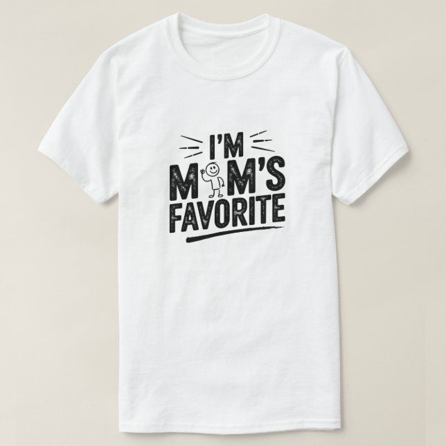 Camiseta Sou Mãe favorita (Frente do Design)
