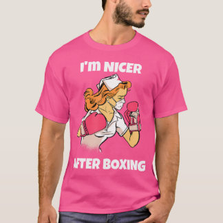 Camiseta Sou Mais Agradável Depois De Boxer Enfermeiro Enfe