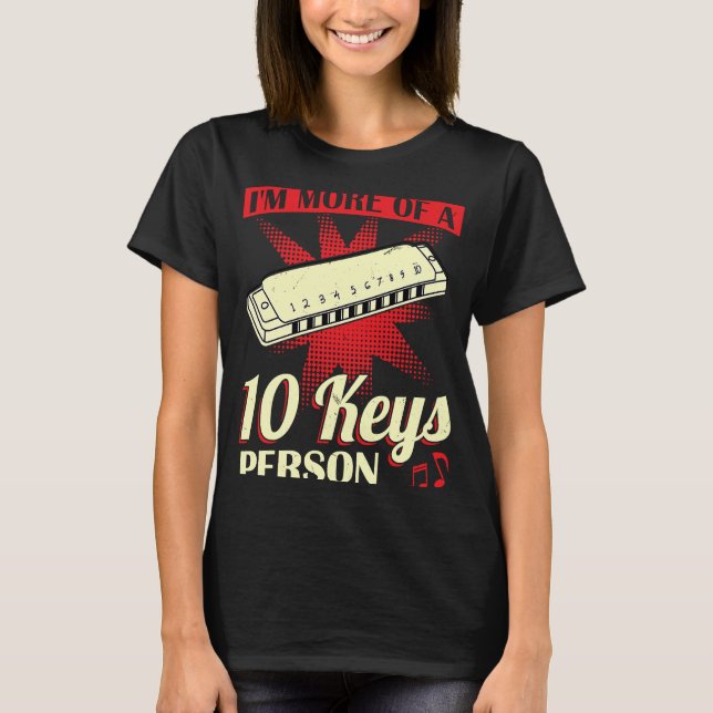 Camiseta Sou mais de 10 jogadores da Harmonica (Frente)