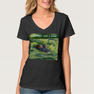 Camiseta Sou Mais Feroz Que Um Jacaré