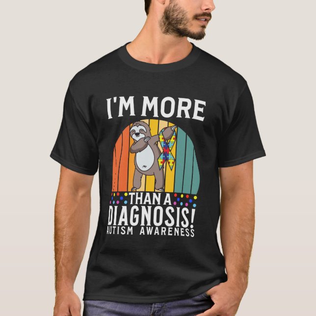 Camiseta Sou Mais Que um Diagnóstico Presentes de Conscient (Frente)