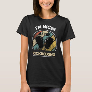 Camiseta Sou Mais Simpático Depois do Kickboxing, Ideia de 