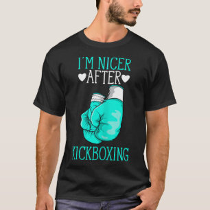Camiseta Sou Mais Simpático Depois do Kickboxing Kickboxer