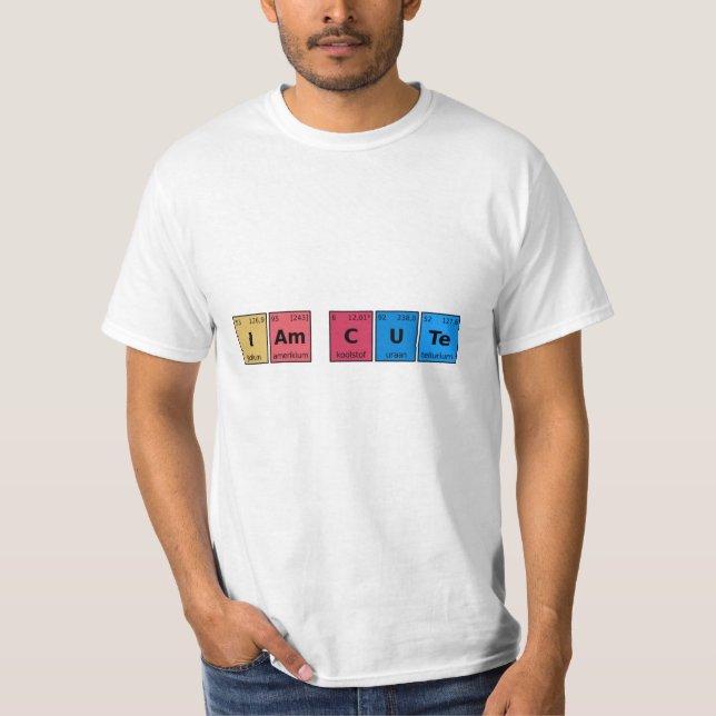 Camiseta Sou Mesa Periódica (Frente)