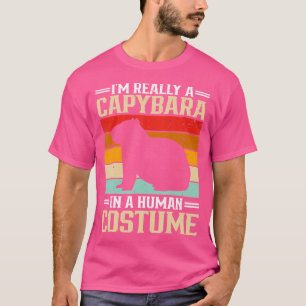 Camiseta Sou Mesmo Capybara Numa Capybara Engraçada Humana.