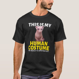Camiseta Sou mesmo um parente de gata esfinge