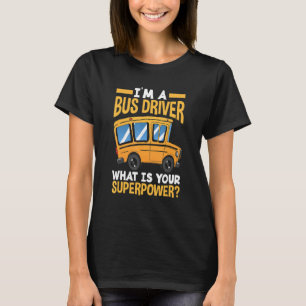Camiseta Sou motorista de ônibus escolar