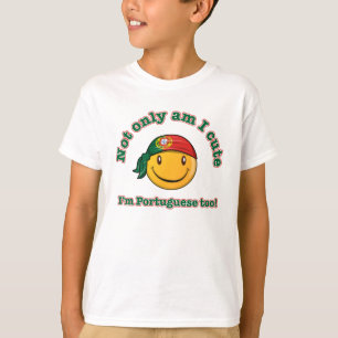 Camiseta Sou não somente eu bonito, mim sou português