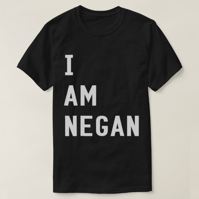 Camiseta Sou Negan T-Shirt (Frente do Design)