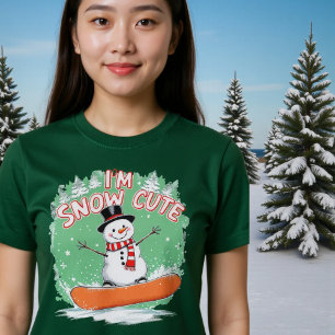 Camiseta Sou neve fofa