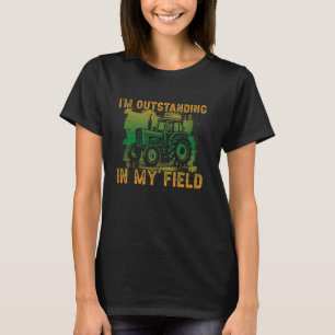 Camiseta Sou Notável No Meu Campo Gráfico Do Trator