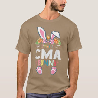 Camiseta Sou o assistente médico certificado da CMA Bunny E