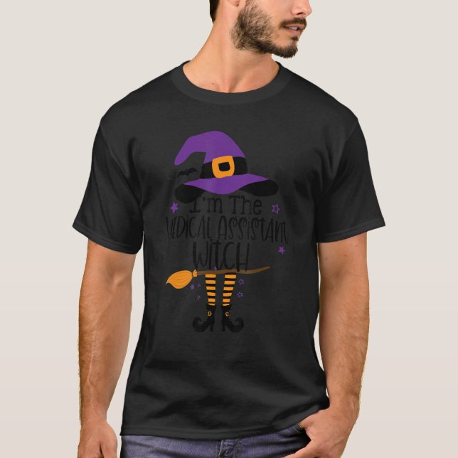 Camiseta Sou O Assistente Médico Que Fez Matchin De Hallowe (Frente)
