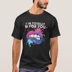 Camiseta Sou o Bi da Bissexualidade do Orgulho Bissexual