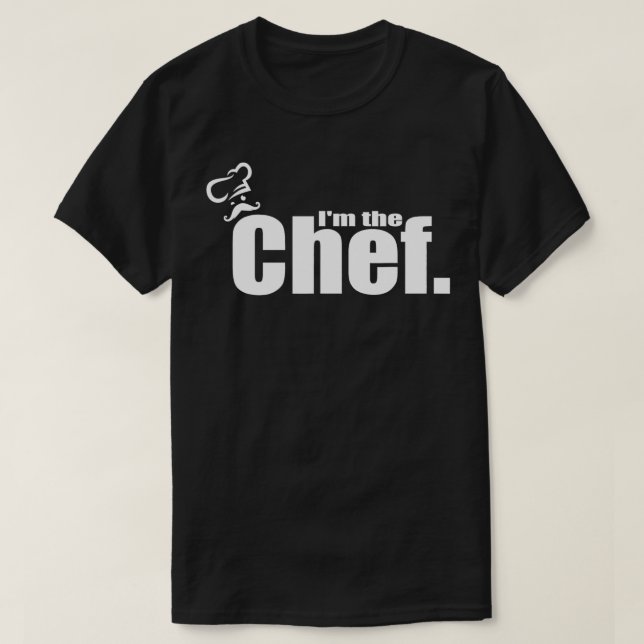 Camiseta Sou o Chef Engraçado Chef Cozinhar Chef Chef Chef' (Frente do Design)