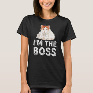 Camiseta Sou o Chefe Engraçado Turco, amantes e proprietári