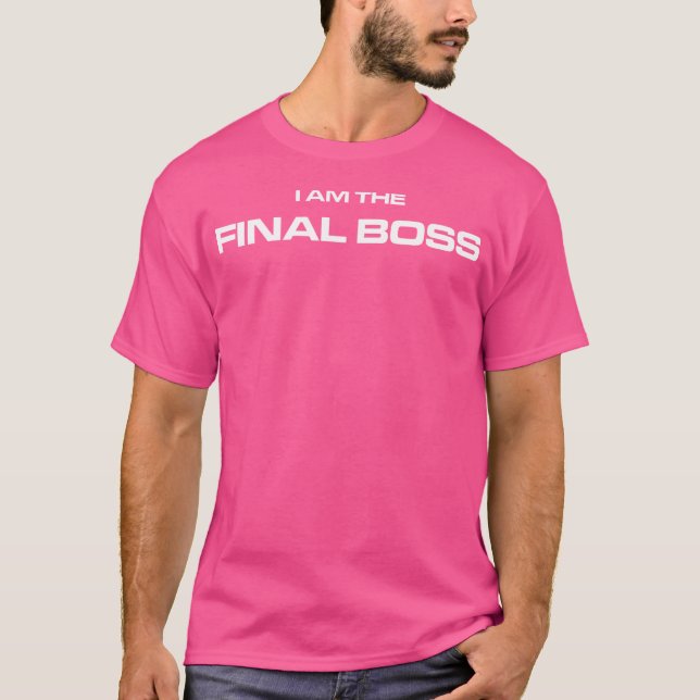 Camiseta Sou O Chefe Final Mma Kickboxter (Frente)