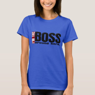 Camiseta Sou o chefe por aqui