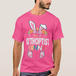 Camiseta Sou o Coelho da Páscoa Coelhinha Orthoptista