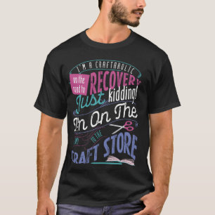 Camiseta Sou o Craftaholic Scrapbooking Artista Artesanato 
