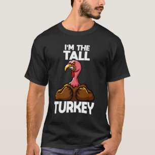 Camiseta Sou o Dia de Ação de Graças da Família Turca