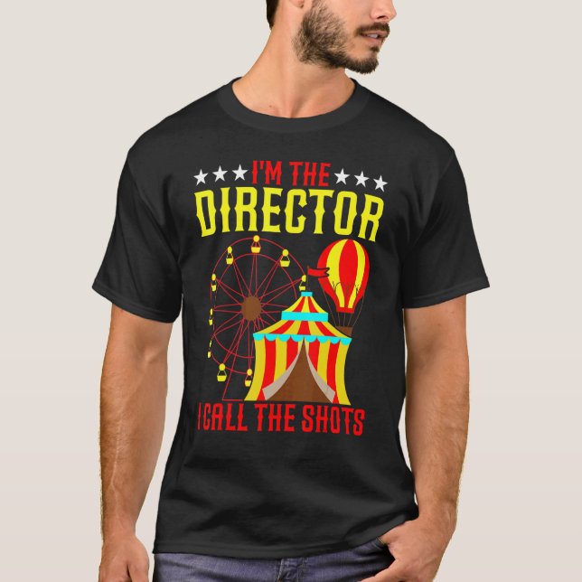 Camiseta Sou o diretor que chamo de Circo de Fotos e Palhaç (Frente)