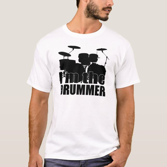 Camiseta Sou o Drummer (Frente)