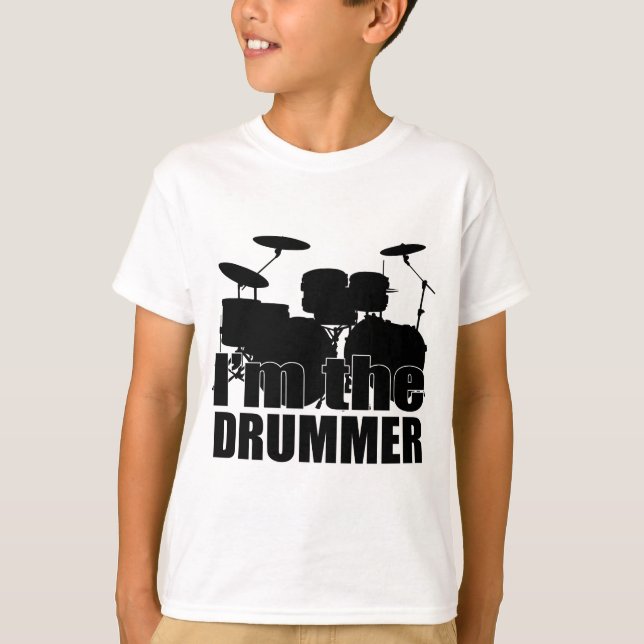 Camiseta Sou o Drummer (Frente)