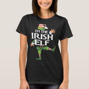 Camiseta Sou O Duende Irlandês Véspera De Natal Xmas Esquad
