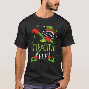 Camiseta Sou o Elf Atraente Dabbing Santa Claus Xmas Fa