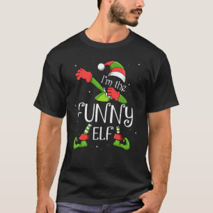 Camiseta Sou o Elf Dabbing Papai Noel Xmas para a família