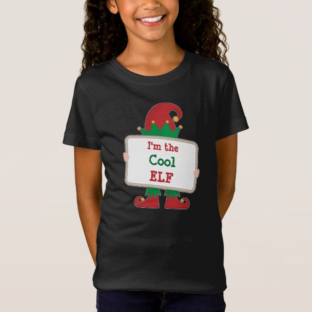 Camiseta Sou o Elfo Legal | Elf de Natal Personalizado (Frente)