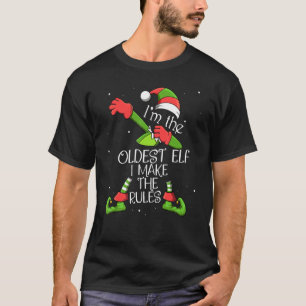 Camiseta Sou o Elfo mais velho que faço as regras abatendo