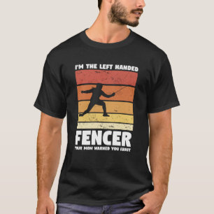 Camiseta Sou o encenador da esquerda. Sua mãe te avisou
