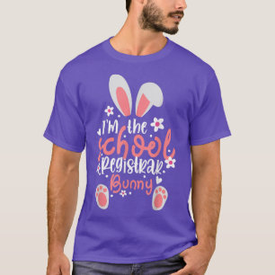 Camiseta Sou o Escrivão da Faculdade de Páscoas Coelhinha R