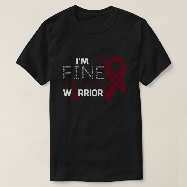 Camiseta Sou o Fato de Consciência da Anemia das Células Fa (Frente do Design)