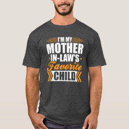 Camiseta Sou o filho favorito da minha sogra