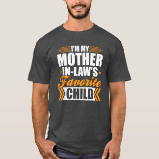 Camiseta Sou o filho favorito da minha sogra