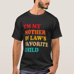 Camiseta Sou o Filho Favorito da Minha Sogra Dia das Mães P
