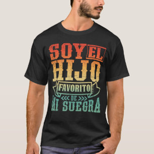Camiseta Sou o filho favorito da minha sogra em espanhol Ci