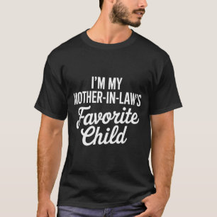 Camiseta Sou o Filho Favorito da Minha Sogra Engraçado Pai