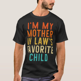 Camiseta Sou o Filho Favorito da Minha Sogra Engraçado Pare