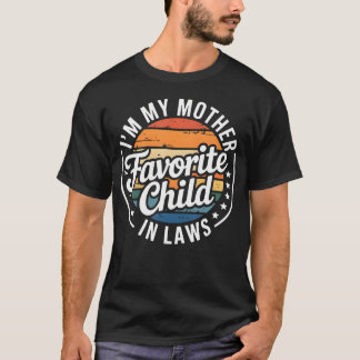 Camiseta Sou o Filho Favorito da Minha Sogra no Dia das Mãe