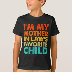 Camiseta Sou o Filho Favorito da Minha Sogra, Pai/Mãe Engra